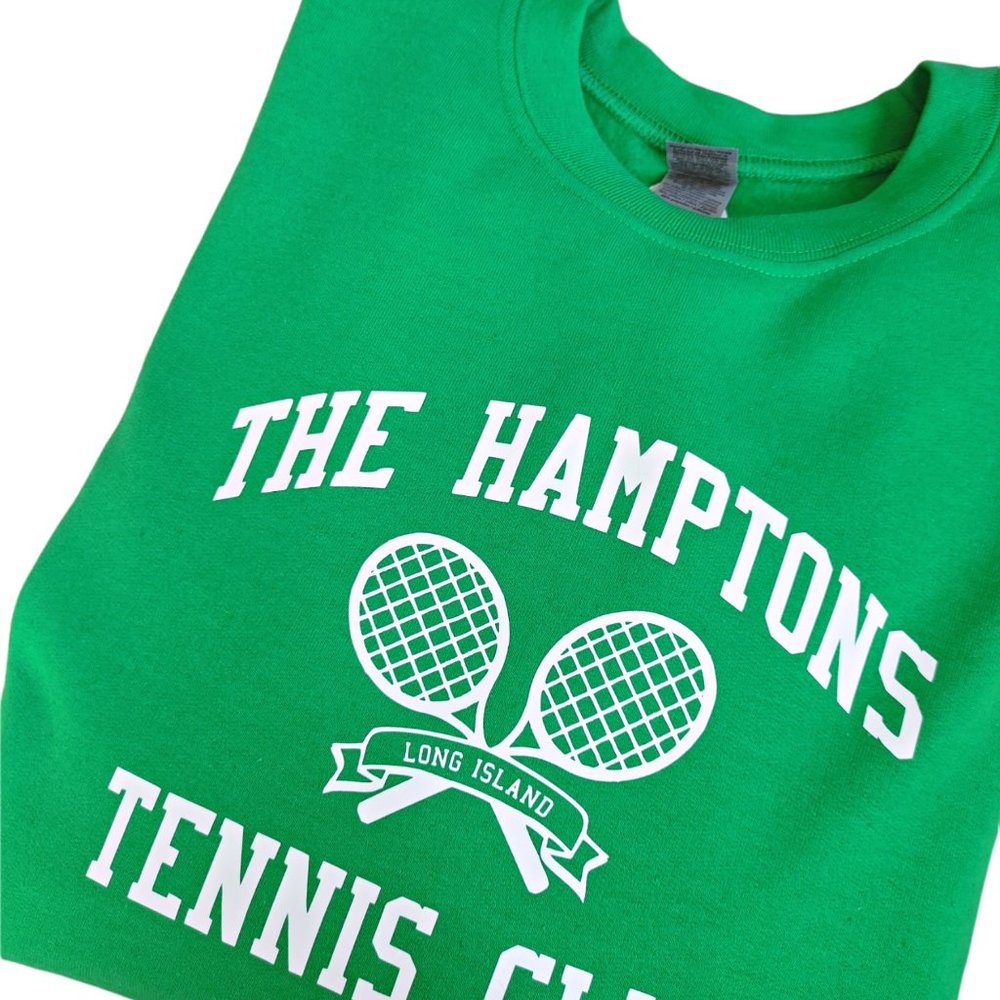 Green Hamptons Tennis Club Sweatshirt - Picture 3 of 7